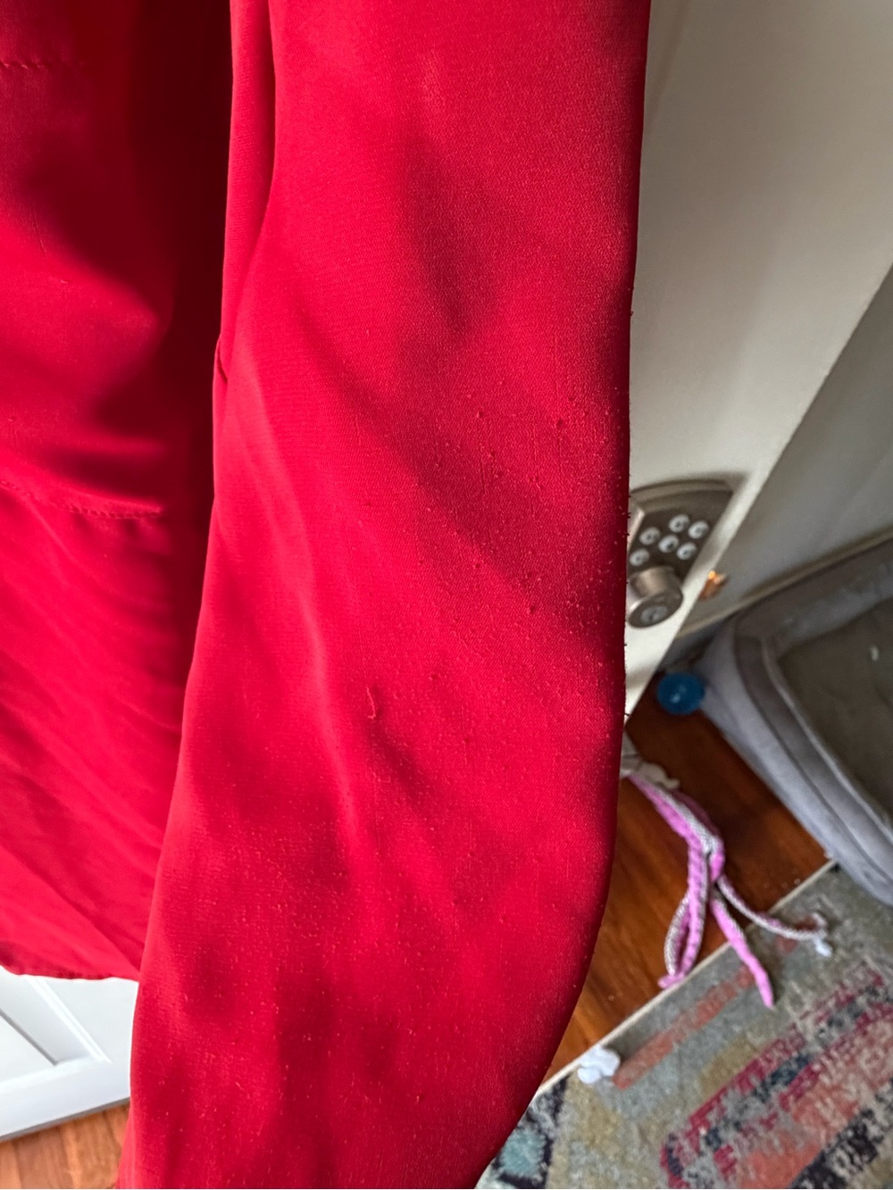 Torrid 2xl Red Women's V-Neck Pocket Blouse - Picture 4 of 11